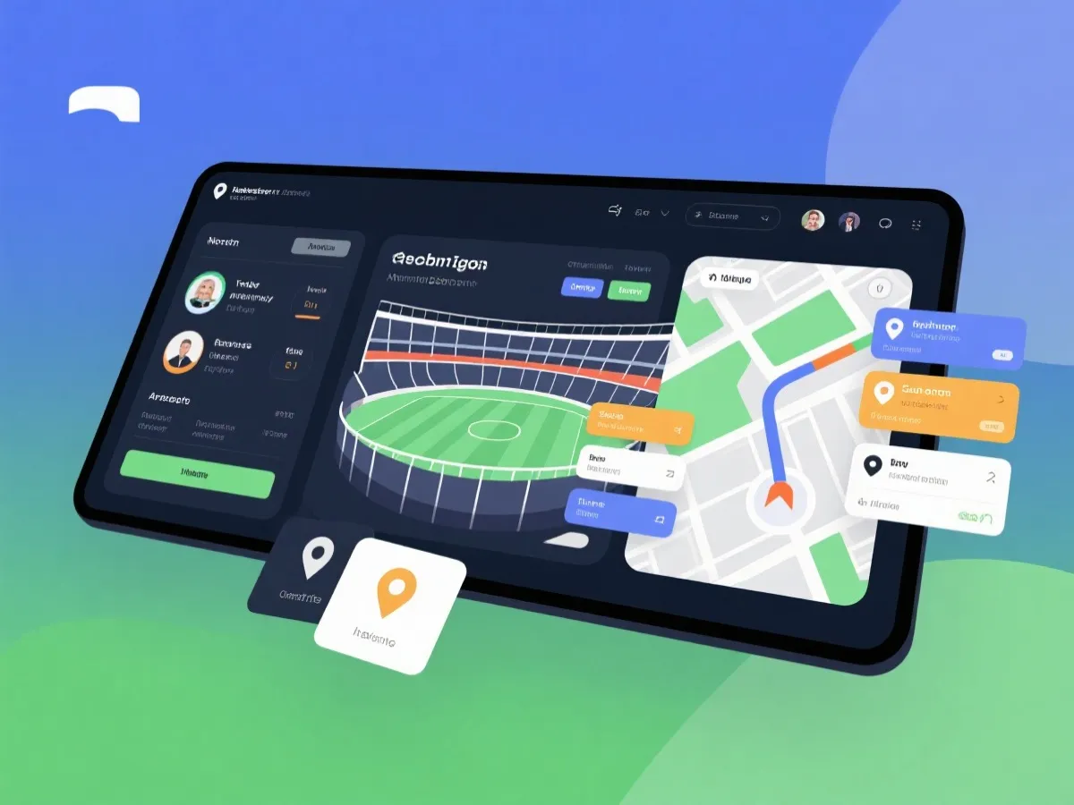 世界杯赛程与官方导航導覽示意圖
